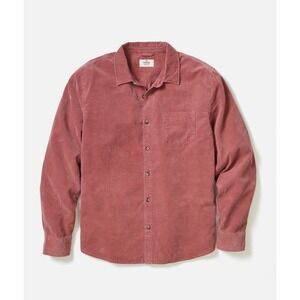 Marine Layer Lightweight‎ Corduroy Shirt Auburn Medium New With Tags